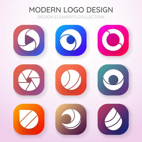 Modern Minimal Vector Logo for banner