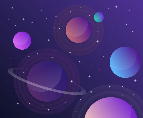 Galaxy Background vector