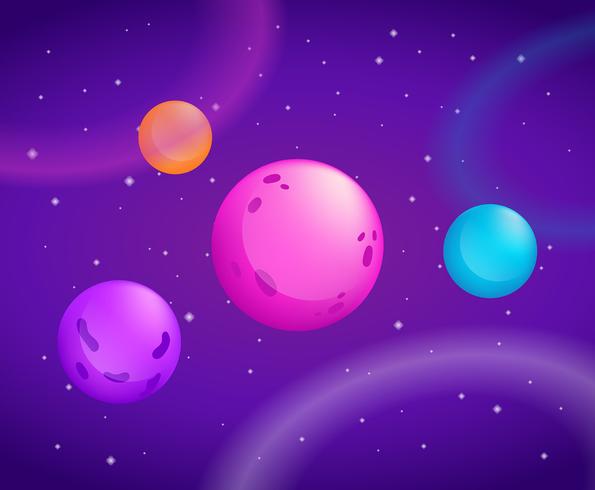 Galaxy Background vector