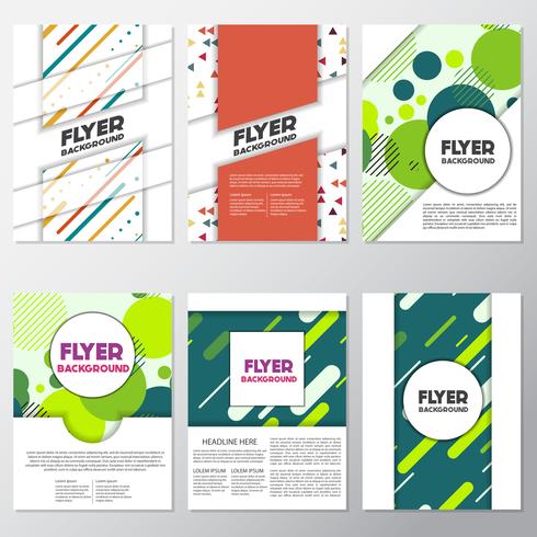 fresh fashion background flyer style background Design Template vector