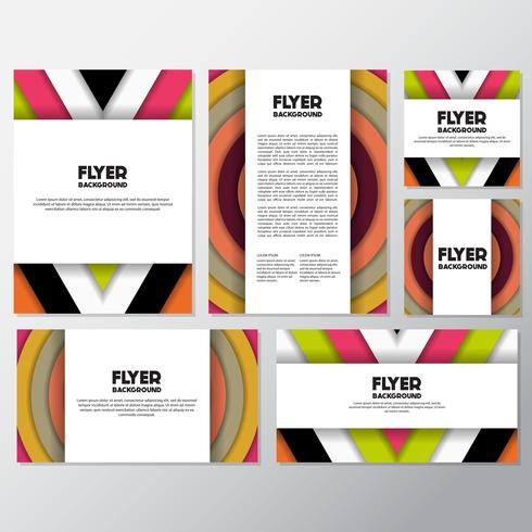 fresh fashion background flyer style background Design Template vector