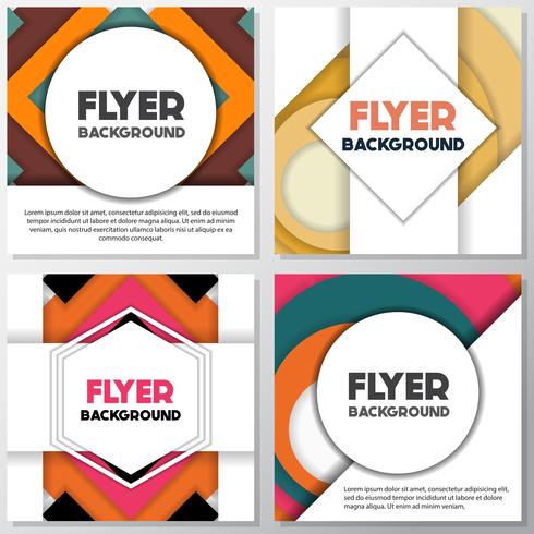 fresh fashion background flyer style background Design Template vector