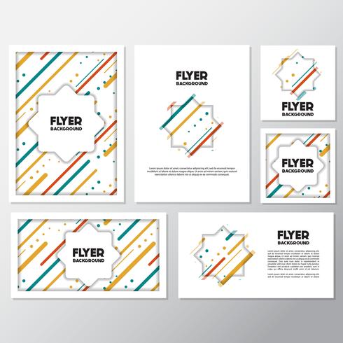 fresh fashion background flyer style background Design Template vector