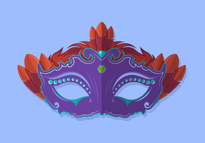 Carnevale Di Venezia Mask Vector Illustration