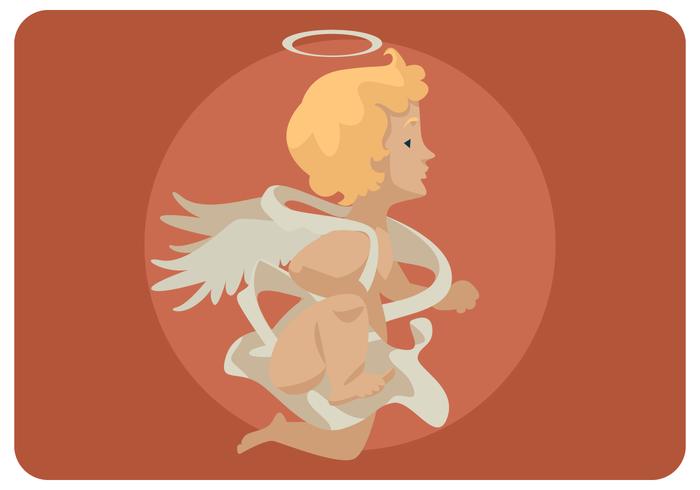 Flying Cupid Vector