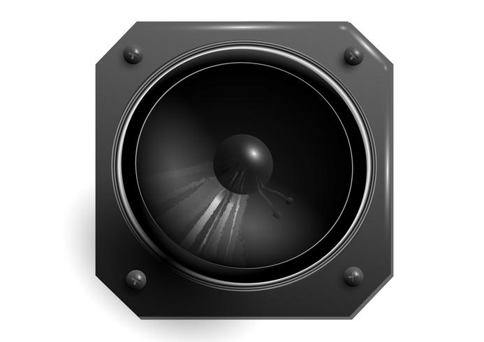 Black speaker vector