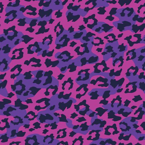 Leopard seamless background. Vector illustration.