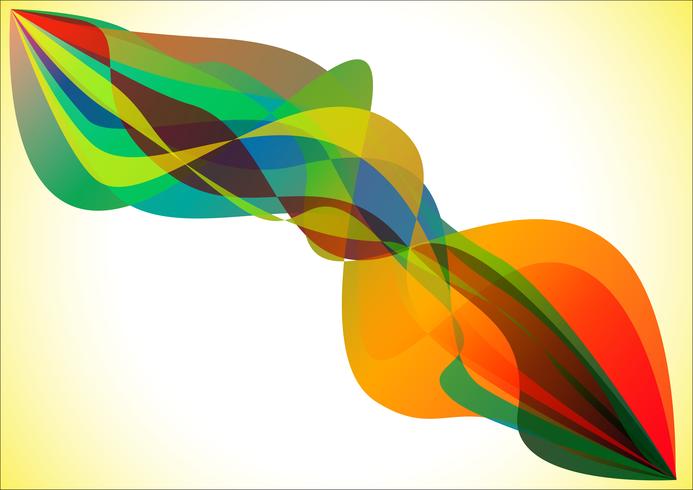 Colorful flame vector