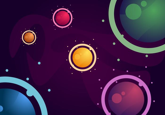 Amazing Galaxy Background Vectors