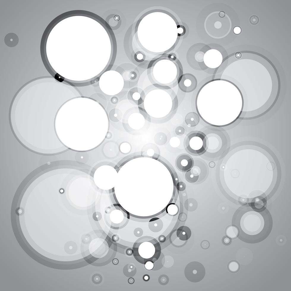 Abstract black and white circles vector 276494 Vector Art at Vecteezy