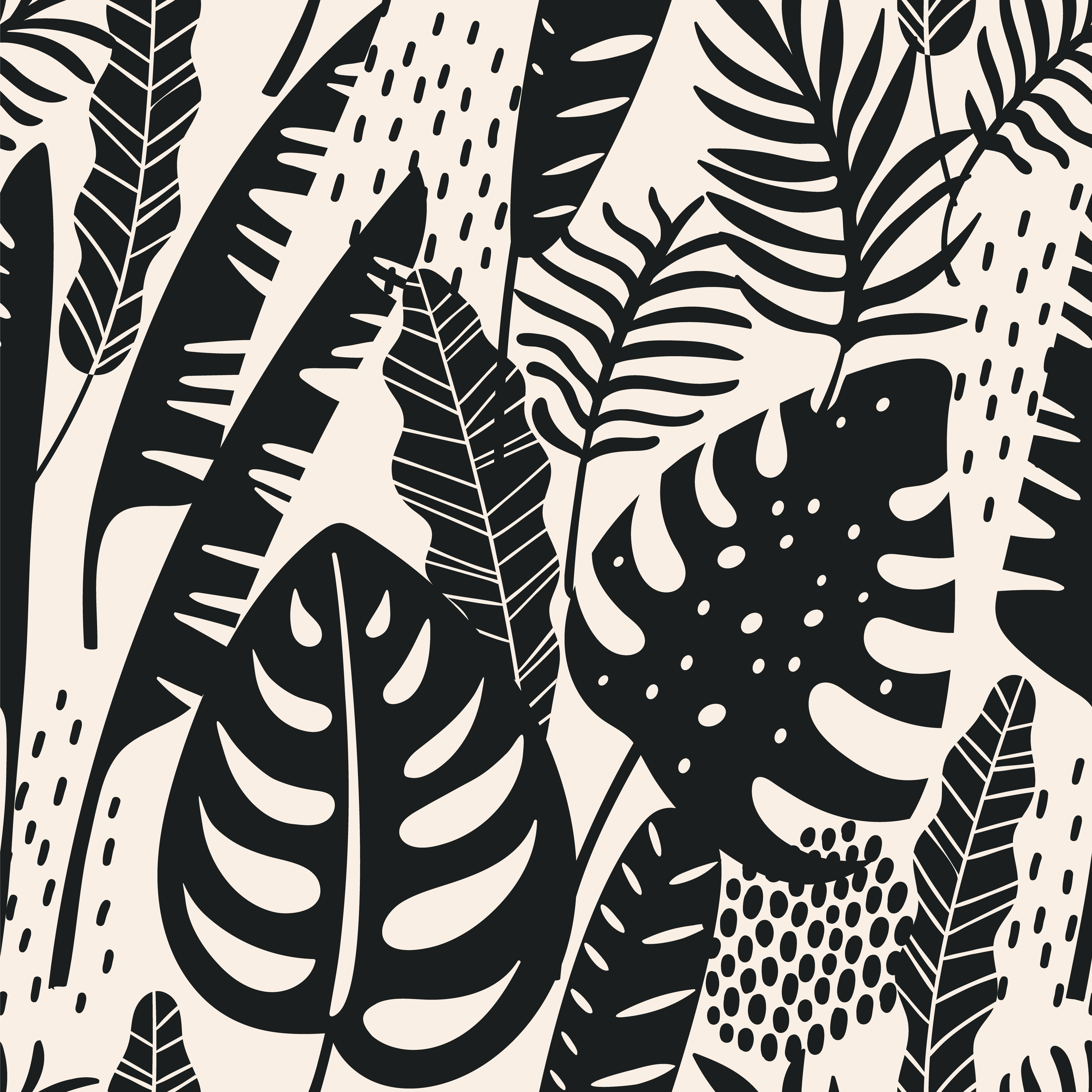 abstract-seamless-pattern-with-tropical-leaves-276550-vector-art-at