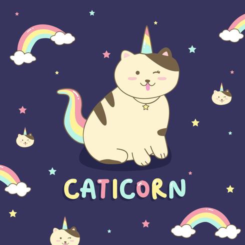 Vector de caticorn