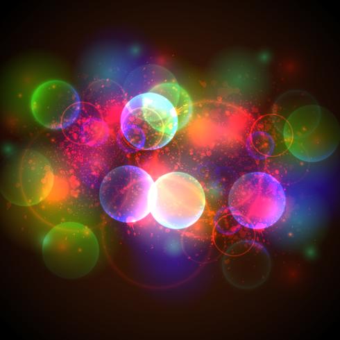 bokeh lights - vector illustration.