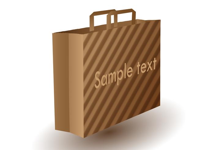 Brown paper bag 276742 Vector Art at Vecteezy