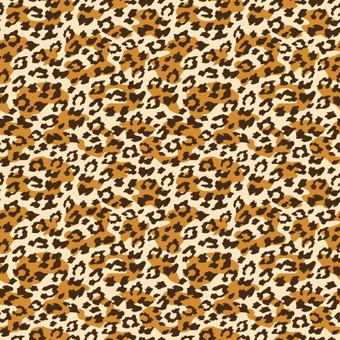 Leopard seamless background. Vector illustration.