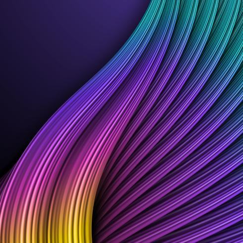 Fondo abstracto del color de las ondas vector