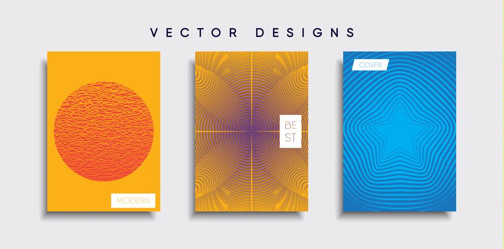 Minimal Vector cover designs. Future Poster template