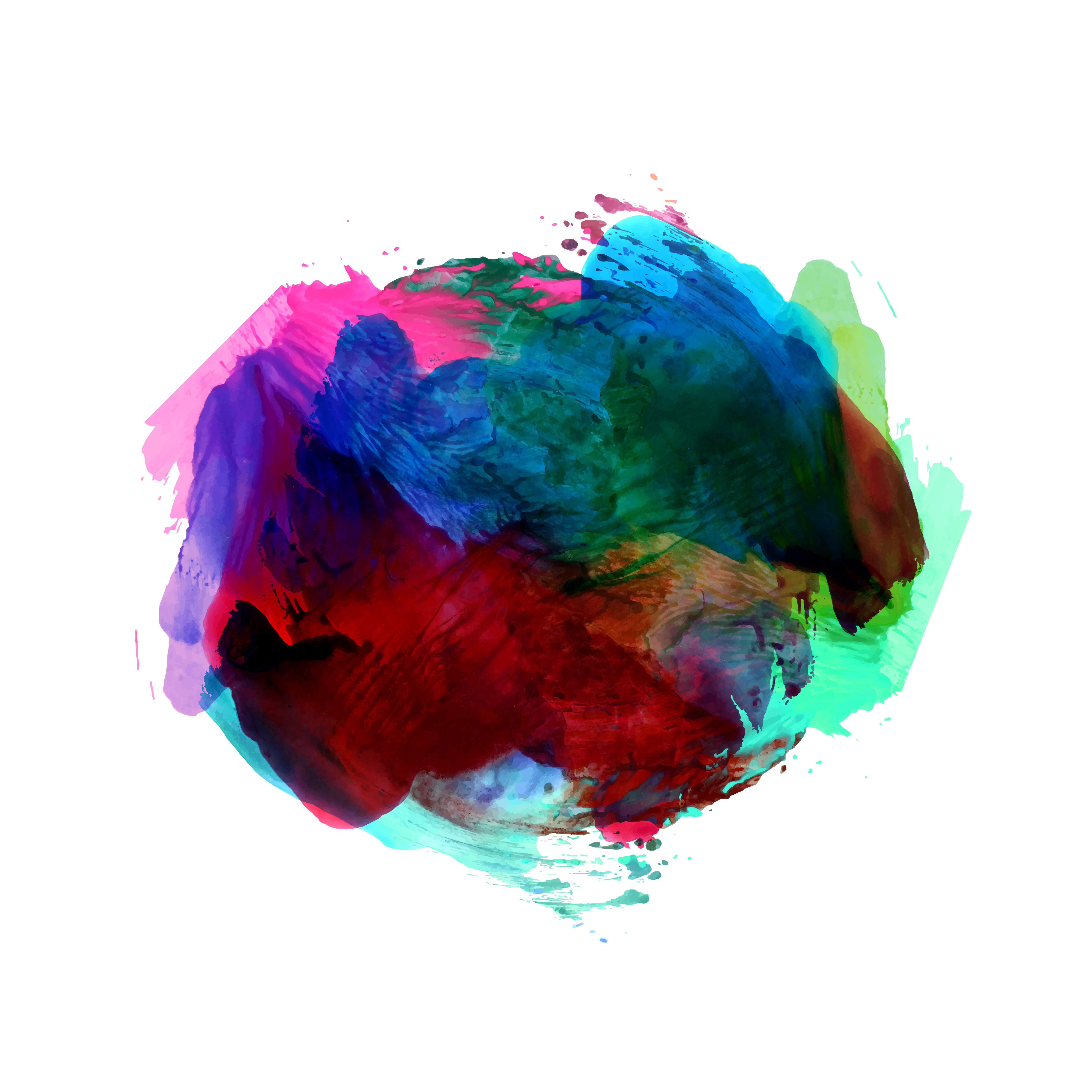 Abstract colorful watercolor stain background - Download ...