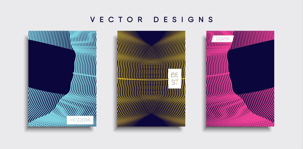 Minimal Vector cover designs. Future Poster template