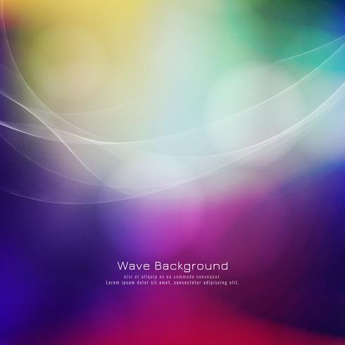 Abstract wave style colorful stylish background vector