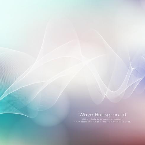 Abstract wave style colorful background vector