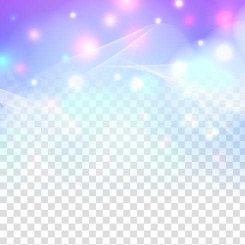 Abstract stylish sparkling glitter design on transparent background vector