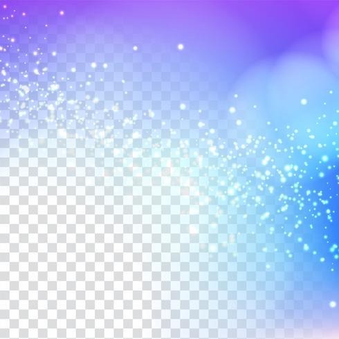 Abstract stylish sparkling glitter design on transparent background vector