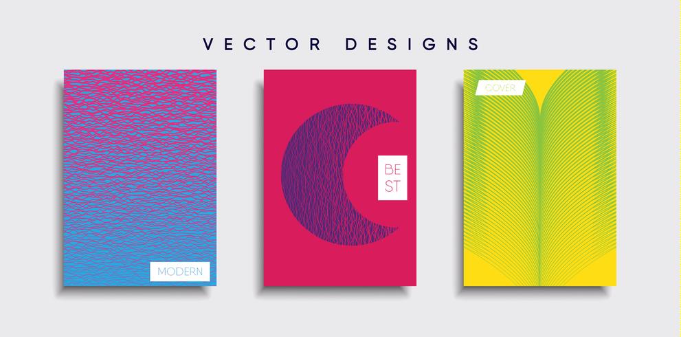 Minimal Vector cover designs. Future Poster template