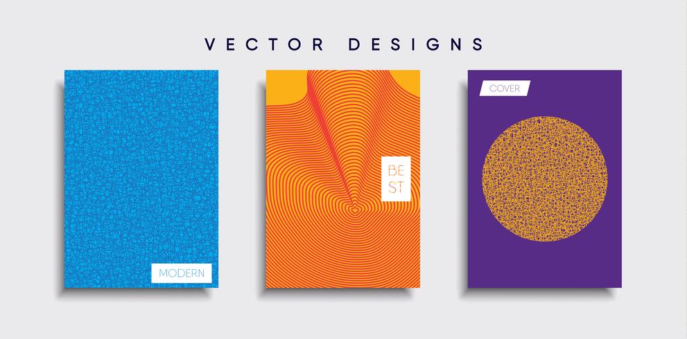 Minimal Vector cover designs. Future Poster template