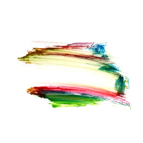 Abstract colorful watercolor stain background vector