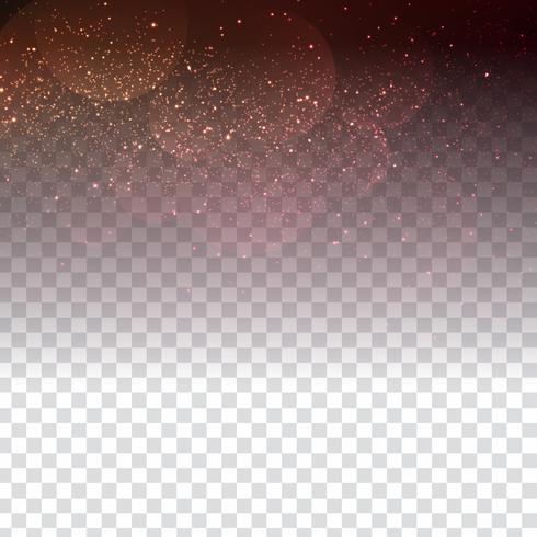 Abstract glittering stylish design on transparent background vector
