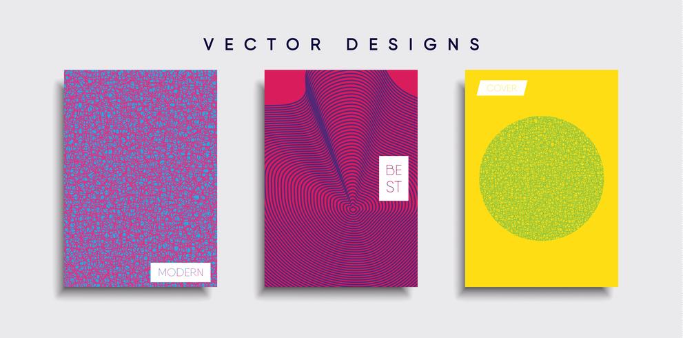 Minimal Vector cover designs. Future Poster template