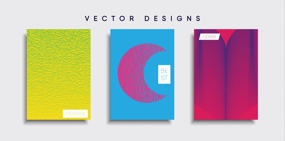 Minimal Vector cover designs. Future Poster template