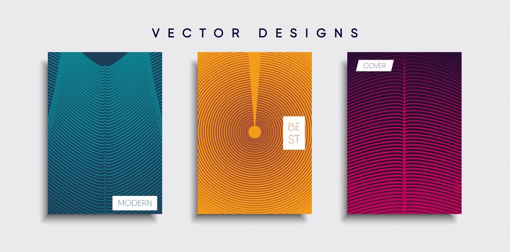 Minimal Vector cover designs. Future Poster template