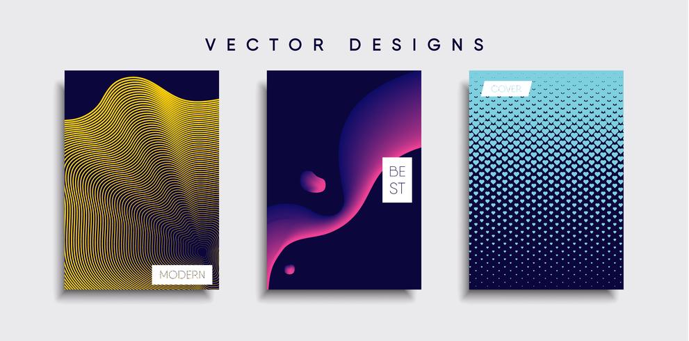 Minimal Vector cover designs. Future Poster template