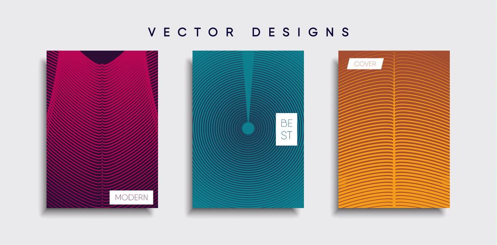 Minimal Vector cover designs. Future Poster template