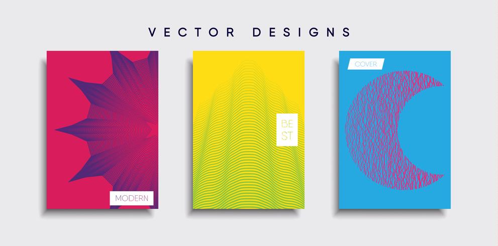 Minimal Vector cover designs. Future Poster template.