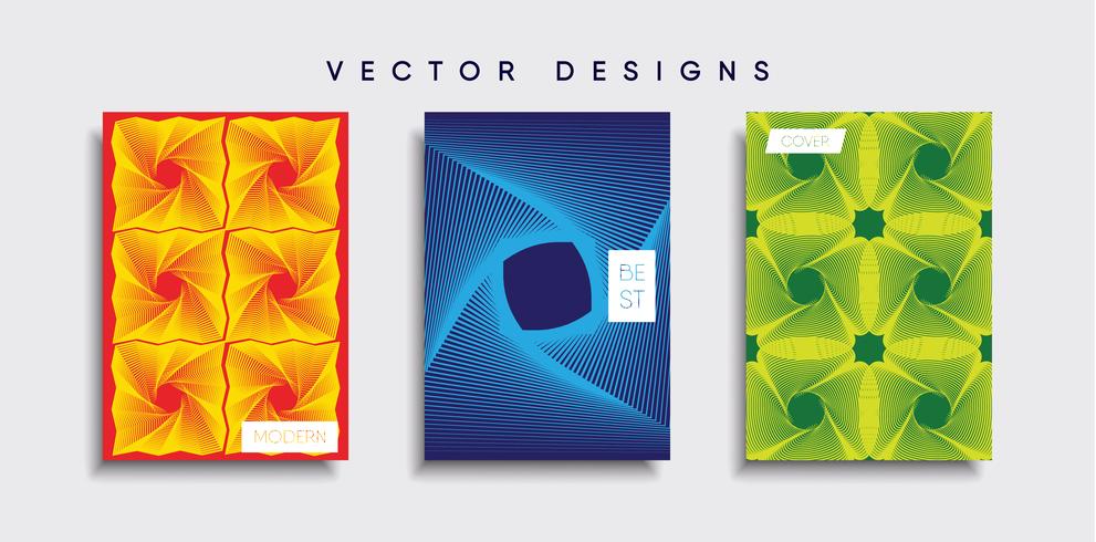 Minimal Vector cover designs. Future Poster template.