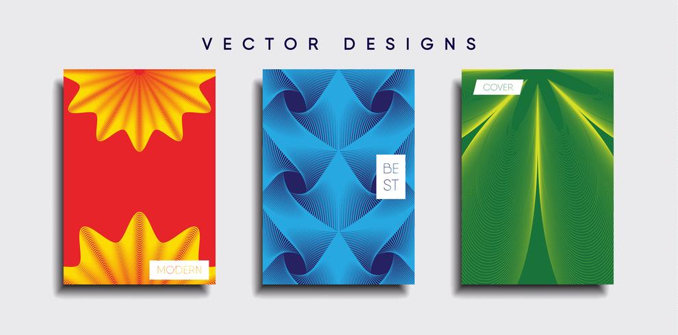 Minimal Vector cover designs. Future Poster template.