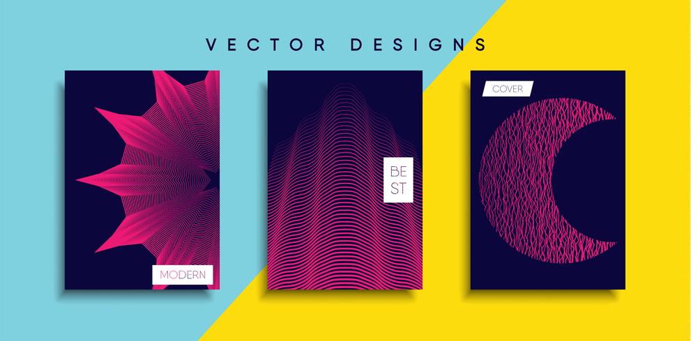 Minimal Vector cover designs. Future Poster template.