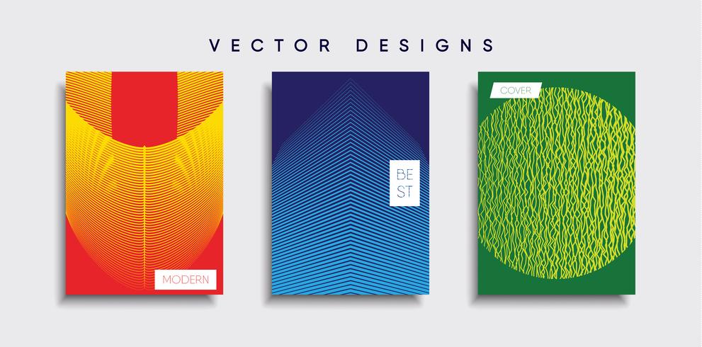 Minimal Vector cover designs. Future Poster template.