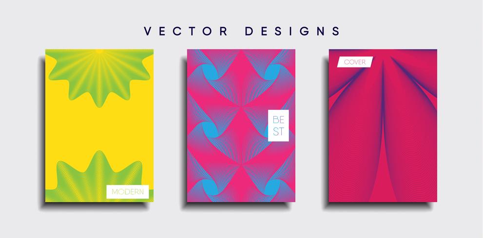 Minimal Vector cover designs. Future Poster template.