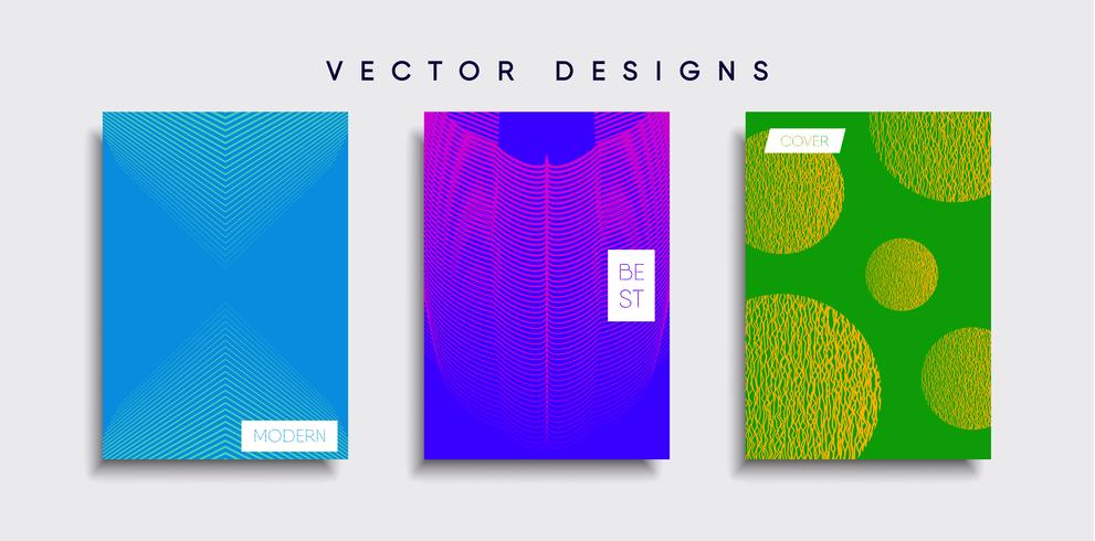 Minimal Vector cover designs. Future Poster template.