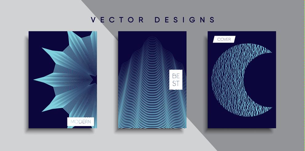 Minimal Vector cover designs. Future Poster template.