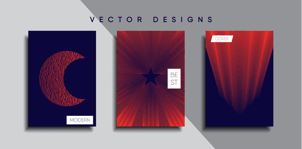 Minimal Vector cover designs. Future Poster template.