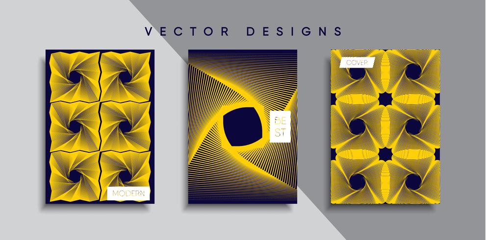 Minimal Vector cover designs. Future Poster template.