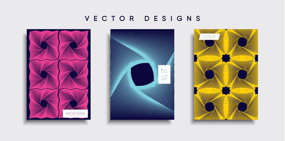 Minimal Vector cover designs. Future Poster template.