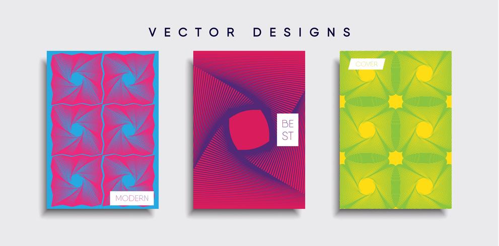 Minimal Vector cover designs. Future Poster template.