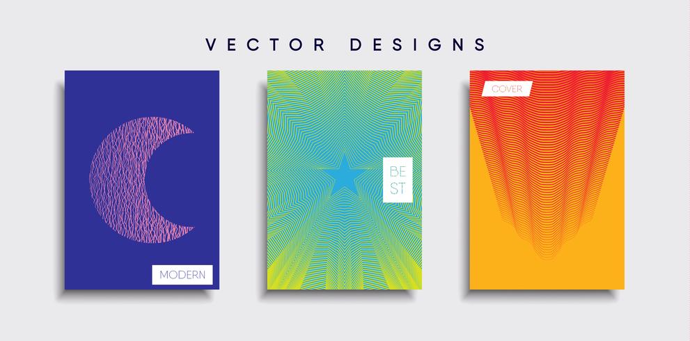 Minimal Vector cover designs. Future Poster template.