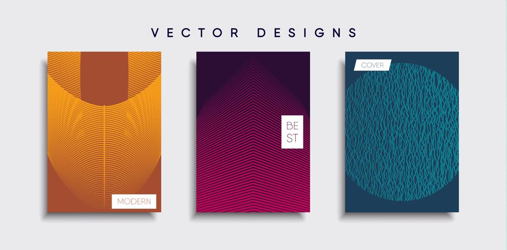 Minimal Vector cover designs. Future Poster template.